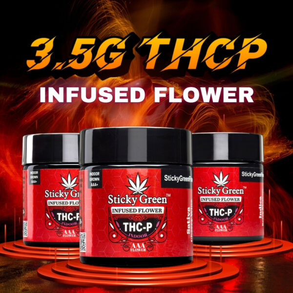 Sticky Green 3.5gm Flower THC-P