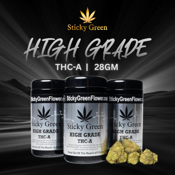 Sticky Green 28gm Flower THC-A (High Grade)