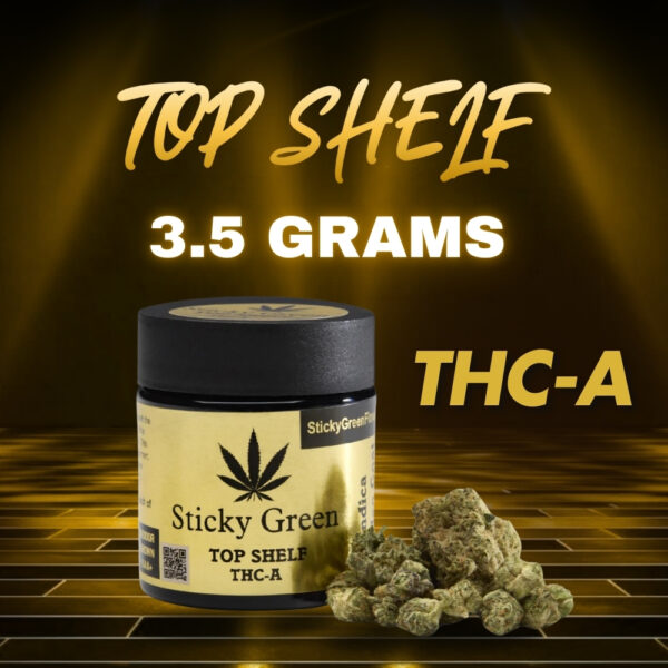 Sticky Green 3.5gm Flower THC-A (TOP SHELF)